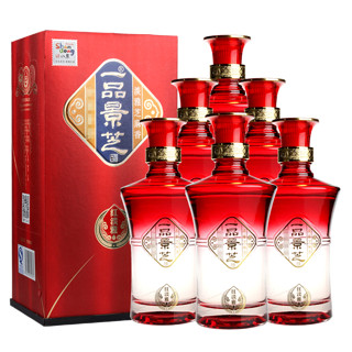 創(chuàng)意酒包裝設計一品景芝系列紅淡雅芝麻香型白酒瓶整箱裝產品包裝設計欣賞(圖2)