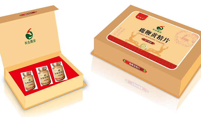 健鹿生品牌logo與食品包裝設計欣賞(圖4)