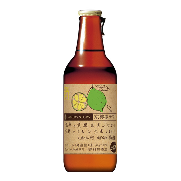 食品包裝設計欣賞寶‘京檸檬酸奶寶酒造(圖1)