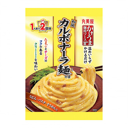 包裝設(shè)計(jì)公司推薦澆汁面用醬汁和風(fēng)培根醬面之素丸美屋食品工業(yè)包裝設(shè)計(jì)欣賞(圖1)