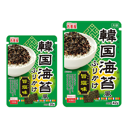 包裝設計公司推薦韓國海苔風撒意咸味丸美屋食品工業(yè)包裝設計欣賞(圖1)