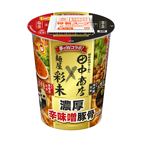 包裝設計公司推薦馬爾醬彩未×田中商店濃厚辛味噌豬骨東洋水產(chǎn)包裝設計欣賞(圖1)