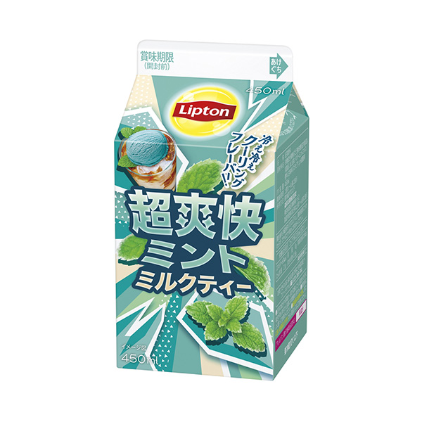 包裝設(shè)計(jì)欣賞利普頓＜超爽薄荷奶茶＞ (森永乳業(yè)) (圖1)